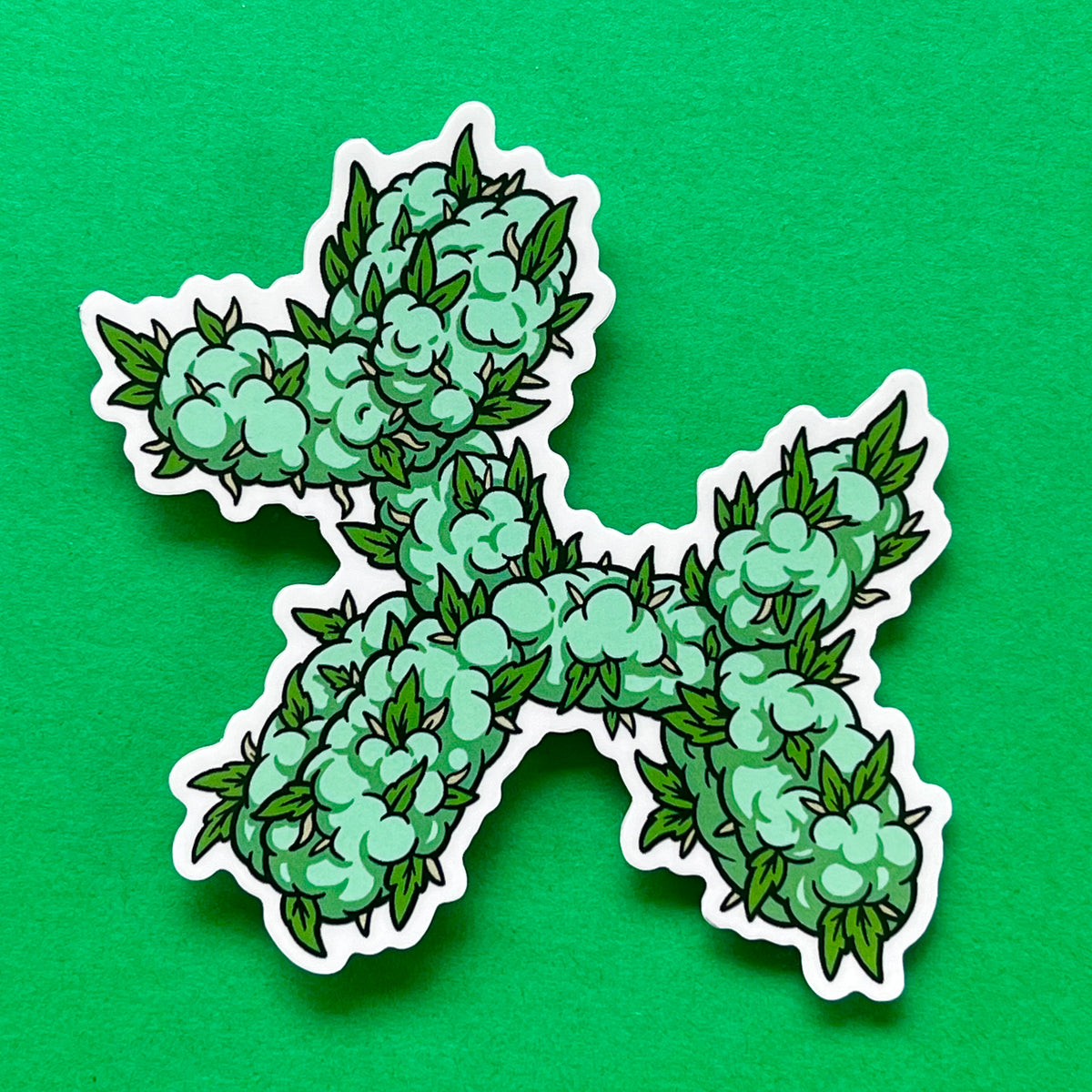 Puff Pup Sticker – STICKER FREAKS