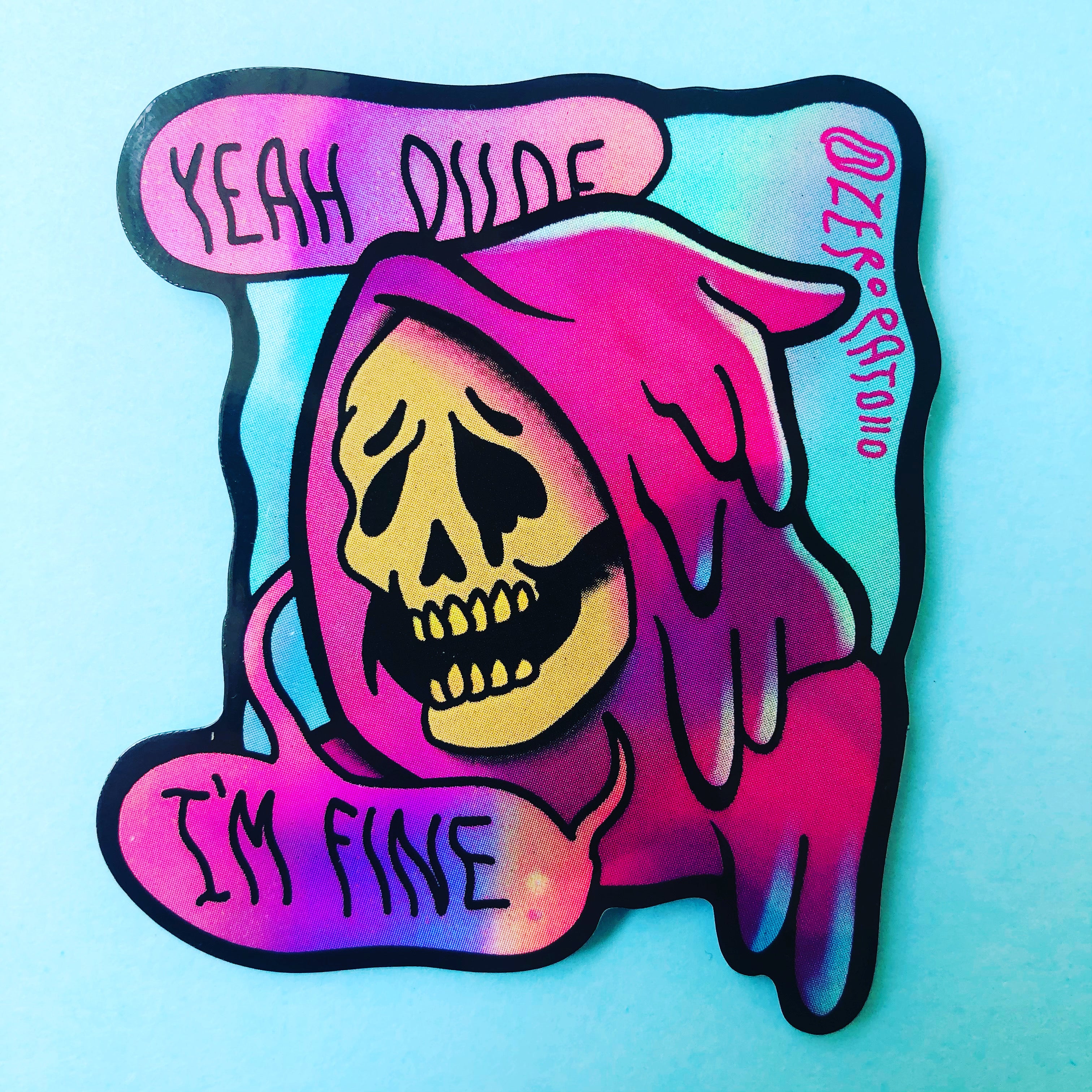 I'm fine | Dictionary Definition | Sticker