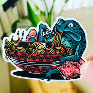 Toad Bowl Sticker