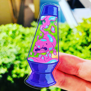Blobfish Lava Lamp Sticker