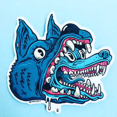 Dog Eat Dog Sticker