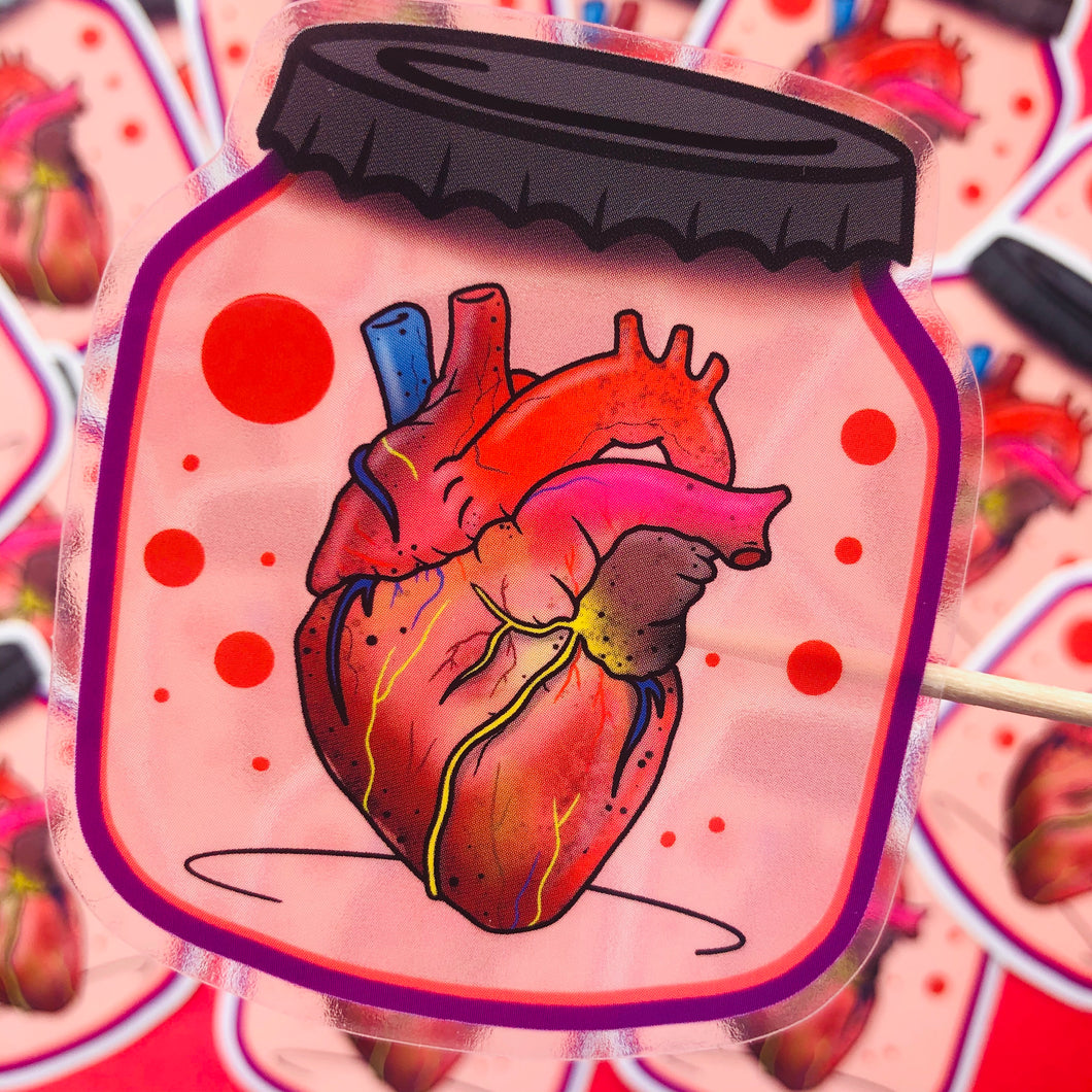 Jar Heart Sticker