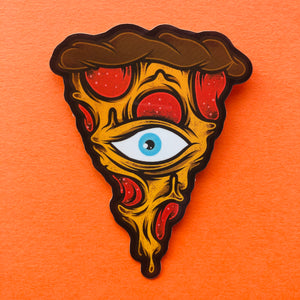Pizza Eye Sticker