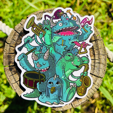 Monster Band Sticker