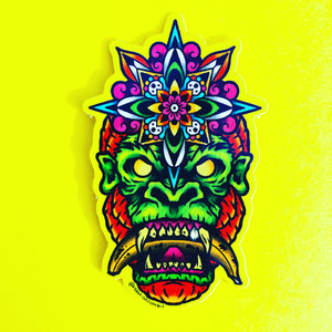 Trippy Gorilla Sticker